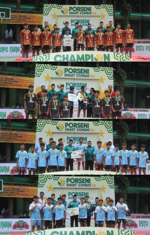 Porseni Smart Combat: Adu Strategi dan Kekuatan Perebutan Juara Pertandingan Bola Voli Putra 